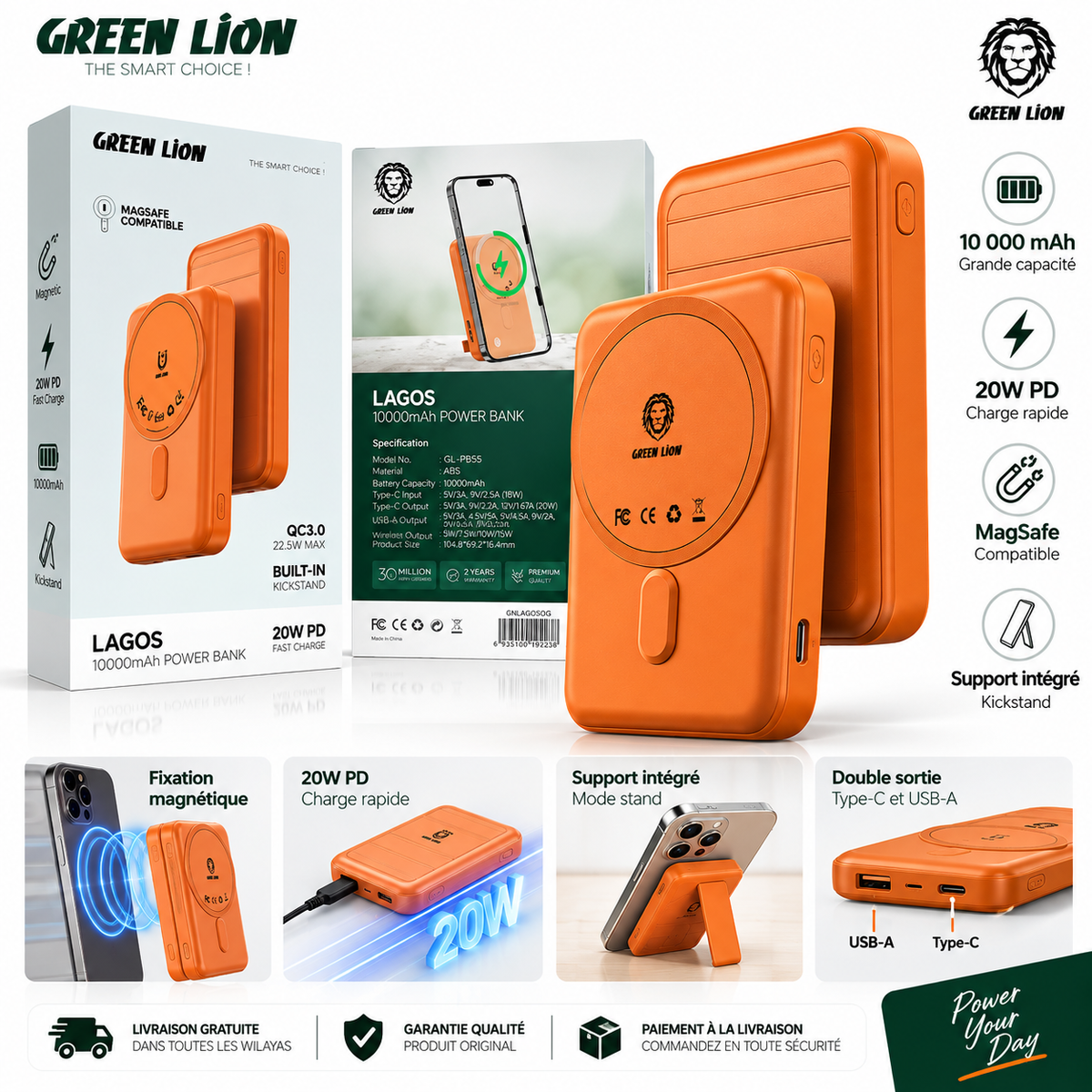 Green Lion Lagos 10000 mAh